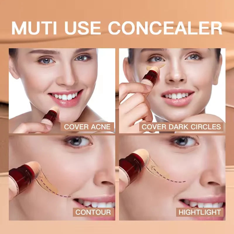 Sponge Head Concealer For Dark Circles Tears Freckles Dark Circles High-end Makeup