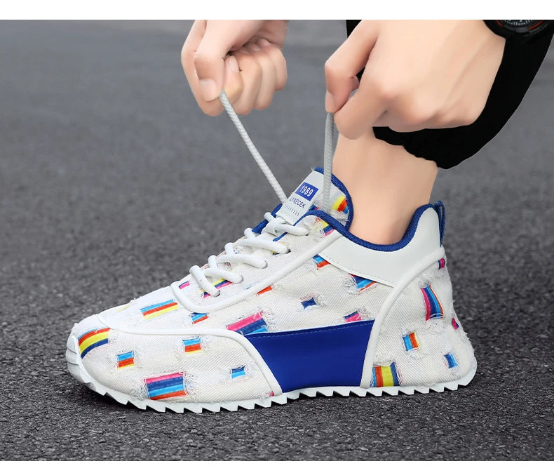 Men's casual, lightweight, breathable, comfortable, fashionable sports shoes