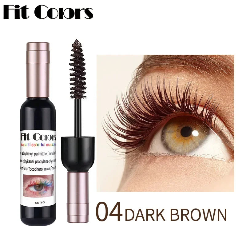 1PC Colorful Eyelash Mascara EyeLashes Extension Curling Lengthen White Purple