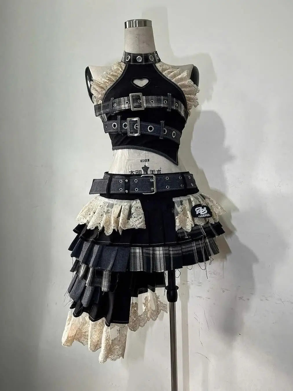 Elegant Y2K Woman 2 Piece Sets Punk Gothic Strapless Crop Tops +High Waist Ruffle Skirt White Sets / XS Brown Sets / M White Sets / S White Sets / XS-Brown Sets / M-White Sets / S-Brown Sets / L-Brown Sets / XS-Brown Sets / S-Red Sets / S-Red Sets / M-Brown Sets / XL-Red Sets / XS-Red Sets / L-Red Sets / XL-Black Sets / XS-White Sets / XL-Black Sets / S-Black Sets / M-White Sets / M-Black Sets / L-White Sets / L-Black Sets / XL-