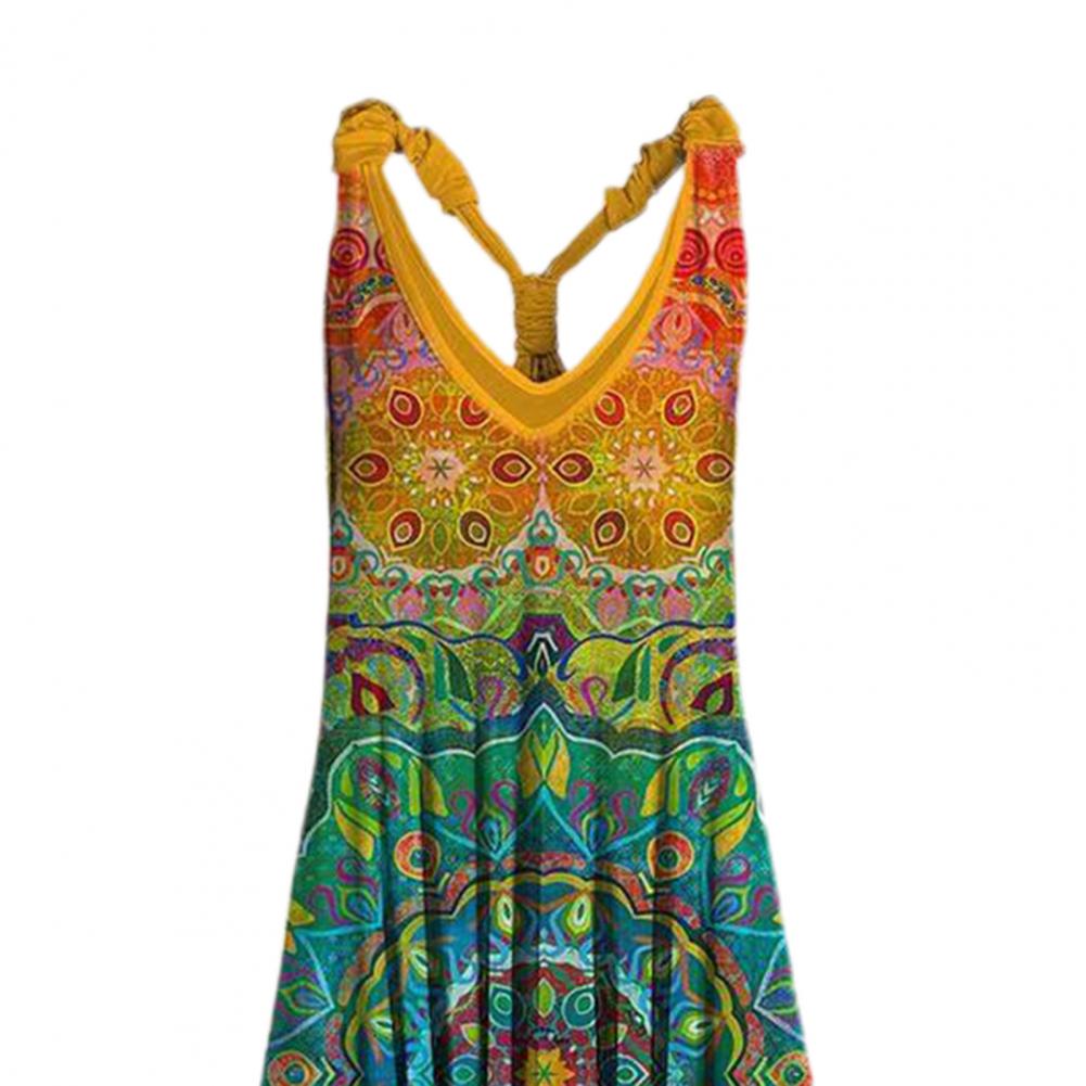 Harem Romper One-piece Jumpsuits Overalls Womens Abstract Print Backless
