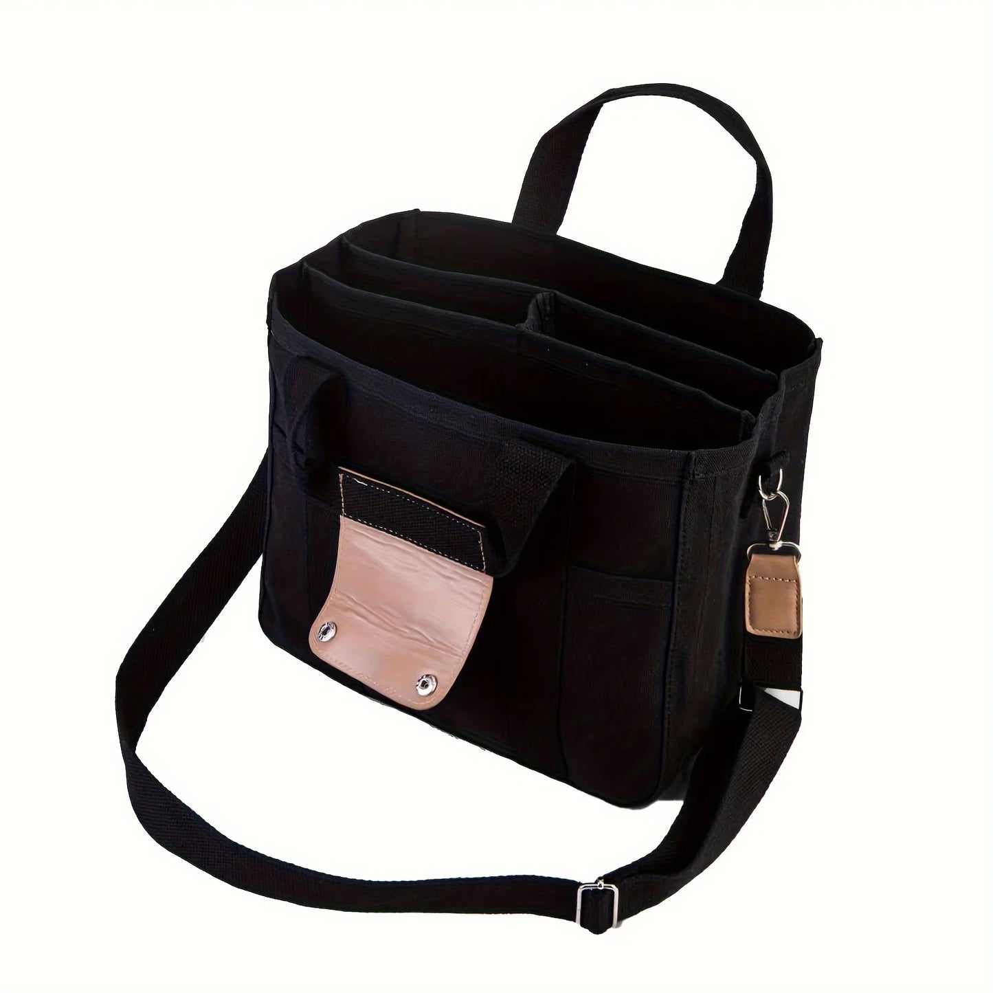 Women's Bag Canvas Large Capacity Multi Tote Handbag Layer Function Crossbody Bag