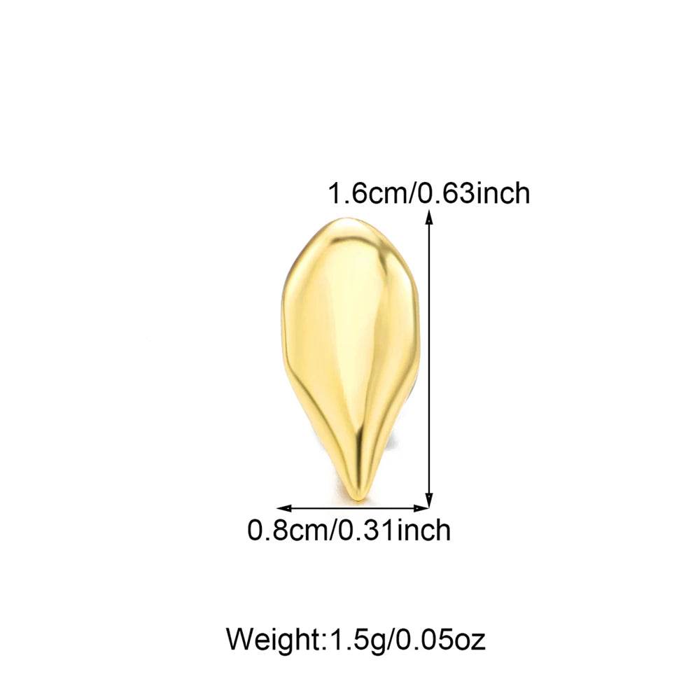 1PCS Hip Hop Single Teeth Grillz For Men Women Gold Silver Color Copper Grillz - Fashionqueene.com
