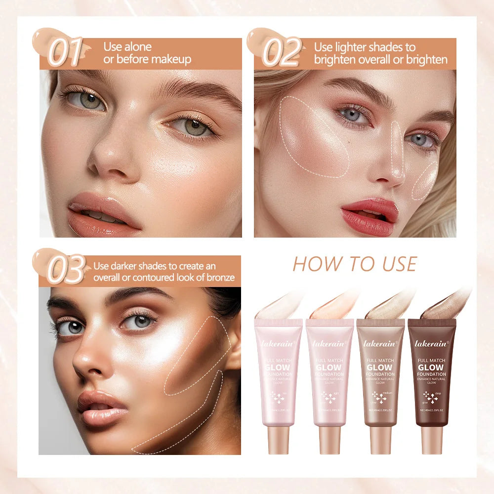 Illuminator Highlighter Paris Makeup True Match Enhancer Bronzing Drops Glow Foundation 1 4