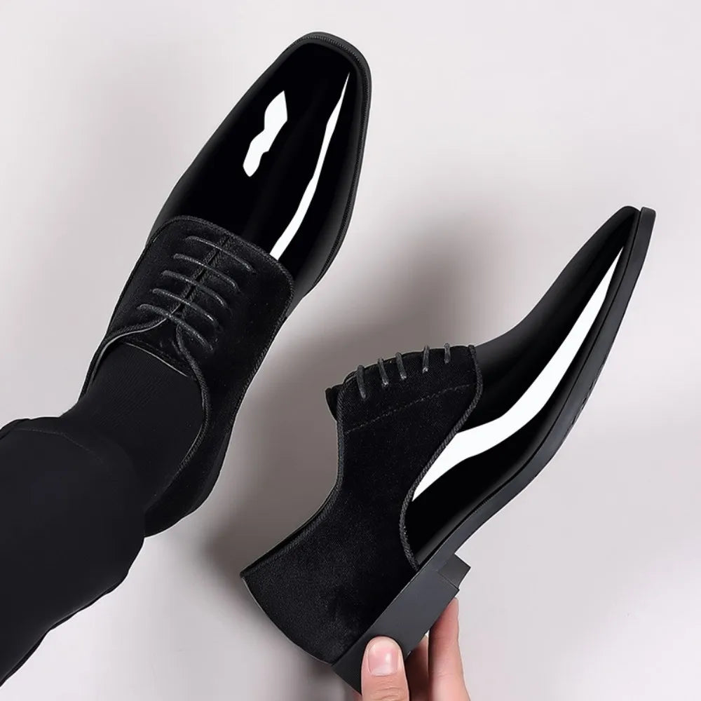 Men's Oxford Shoes Lace up Formal High Gloss Low Top Square Toe Suit Tuxedo Dress black / 6.5 / United States black / 6 / United States black / 8 / United States black / 6.5 / United States-black / 6 / United States-black / 8 / United States-black / 7 / United States-black / 9.5 / United States-black / 8.5 / United States-black / 11 / United States-black / 10 / United States-black / 13 / United States-black / 12 / United States-black / 14 / United States-