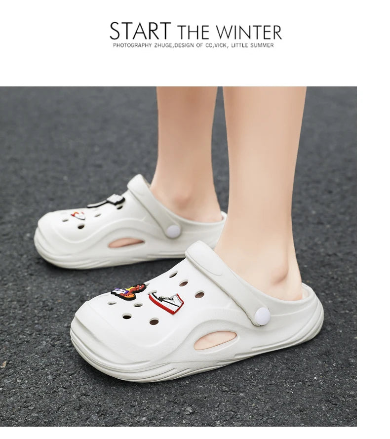 Boys summer garden shoes non-slip indoor soft soled beach sandals