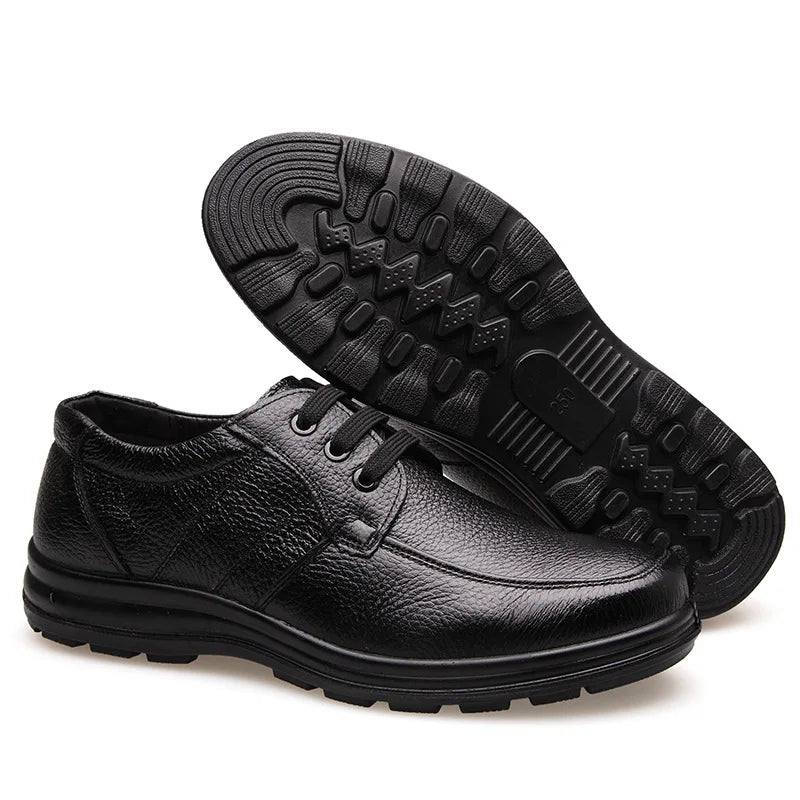 Genuine Leather Shoes Men Flats Fashion Soft Comfortable