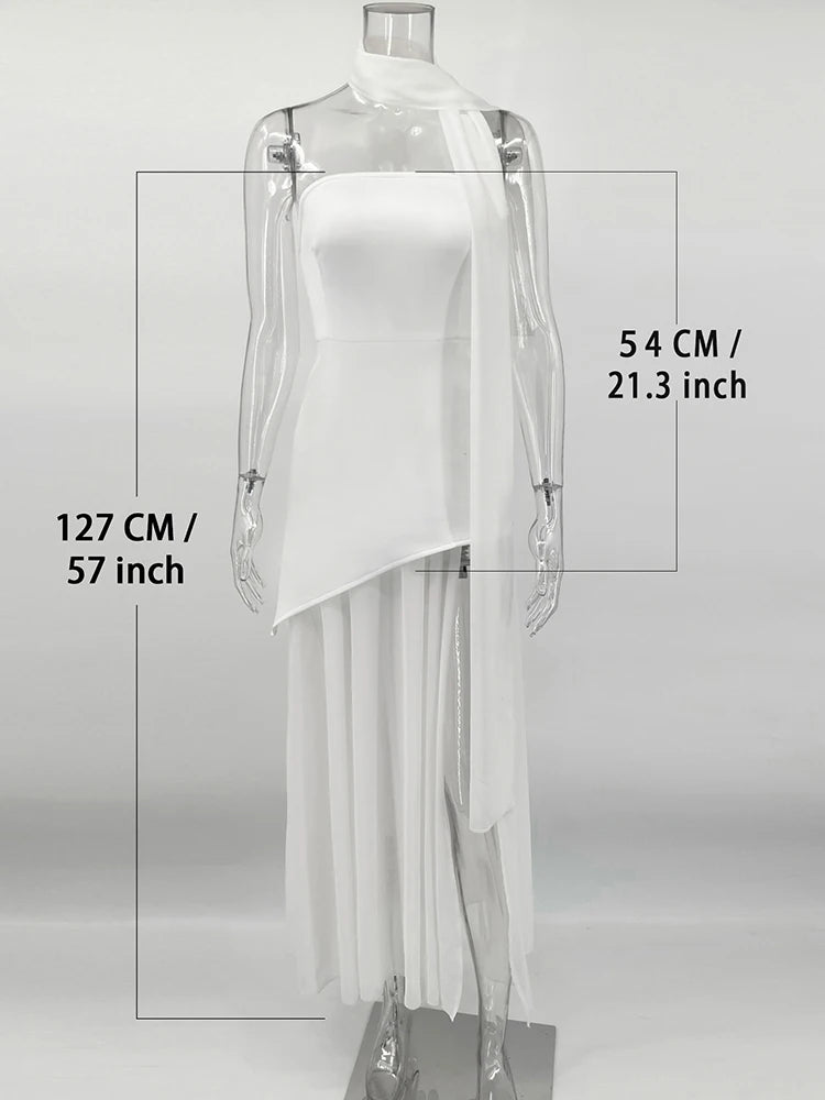 Strapless Dress With Ribbon Female Elegant Sleeveless Mesh Beach Vacation Long Dress Red / S Red / M Red / L Red / S-Red / M-Red / L-Blue / L-Yellow / S-Yellow / M-Yellow / L-Blue / S-Blue / M-Coffee / L-Coffee / M-Coffee / S-Wine Red / L-Wine Red / M-Wine Red / S-Black / L-Black / M-Black / S-White / L-White / M-White / S-