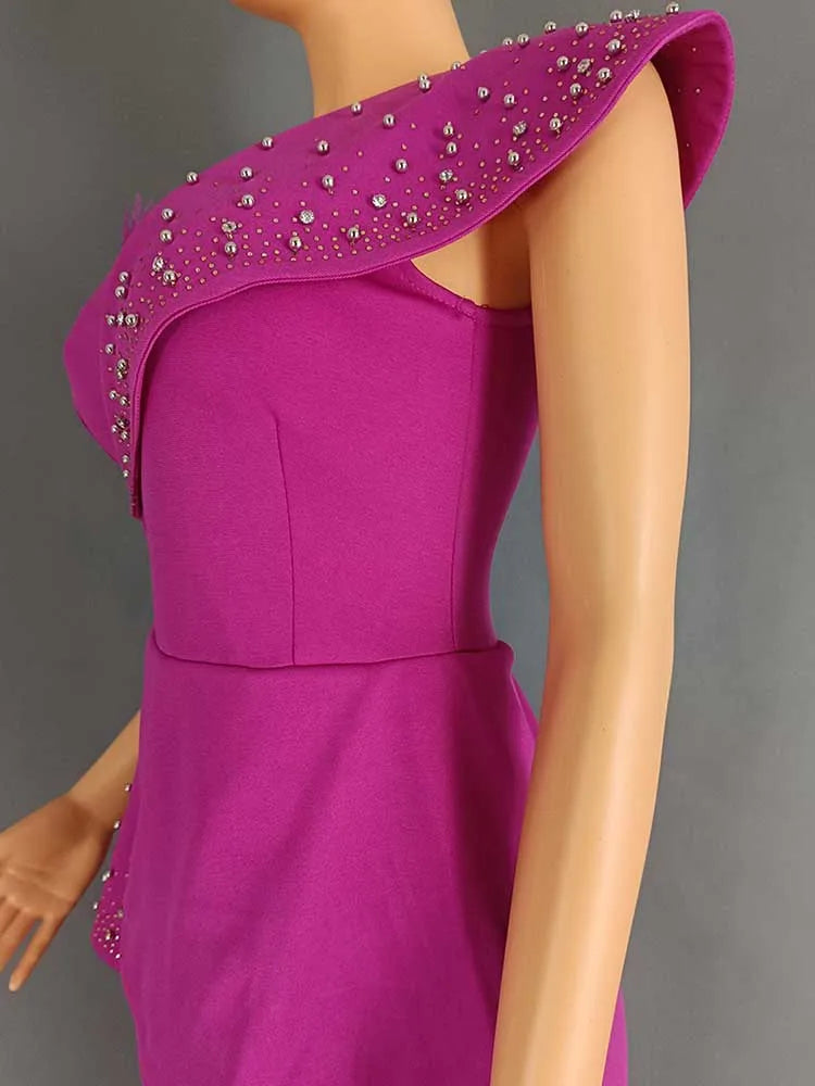 High Waist Strapless Jumpsuit Rivet Collar Tube Top Jumpsuit for Women Elegant