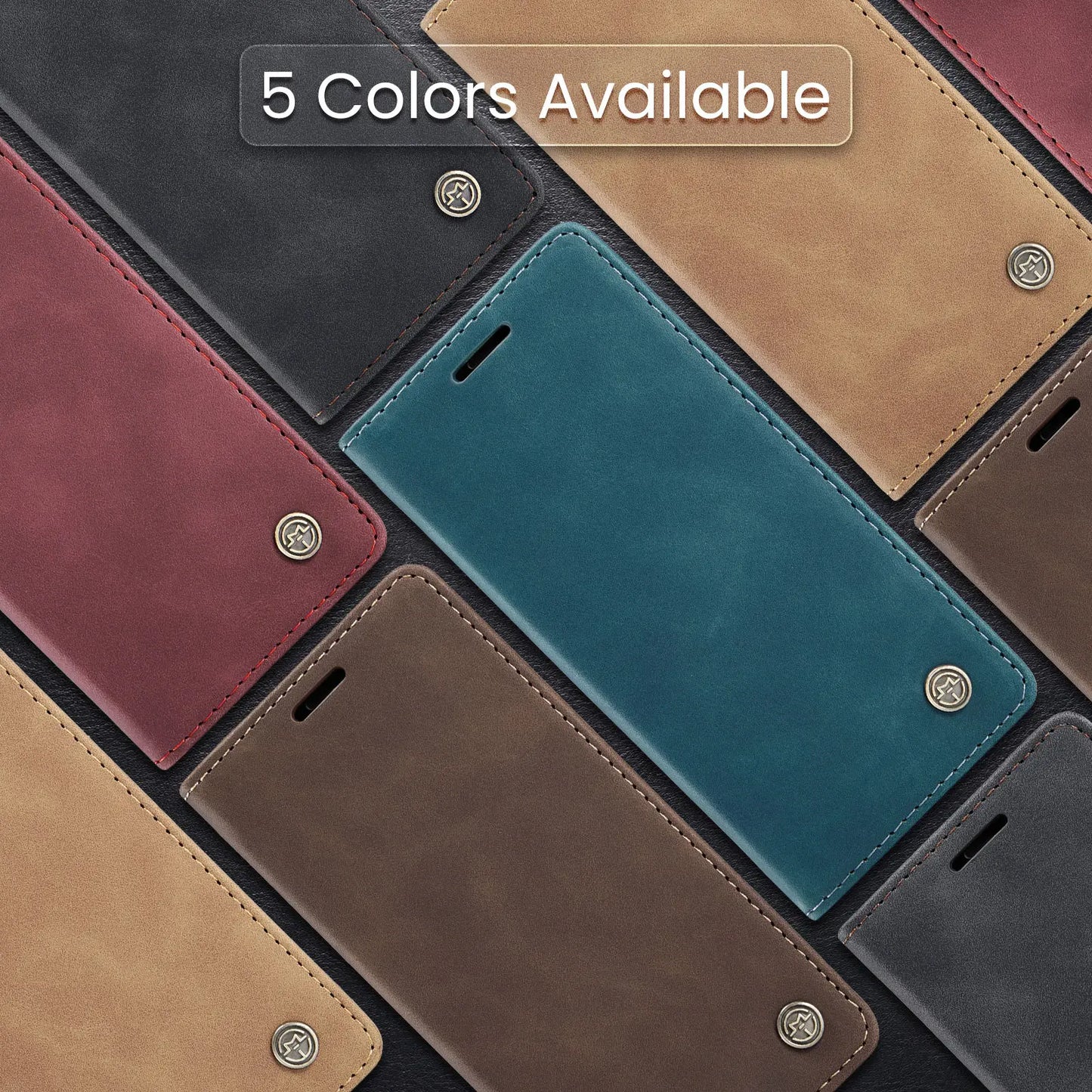 Flip Wallet Case for Samsung Galaxy S24 Ultra S24 Plus S24, Leather Magnetic Folio Cover with Card Holder Shockproof For Galaxy S24 Plus / Blue / United States For Galaxy S24 Plus / Black / United States