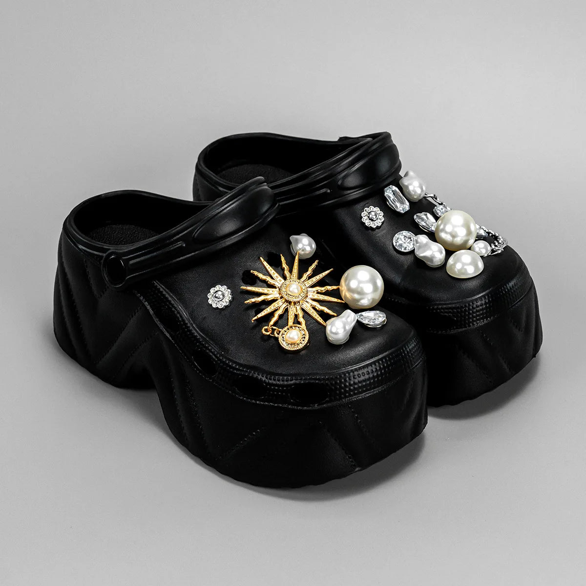 High Platform Fashion Clogs Shoes Women's Thick Bottom EVA Sandals