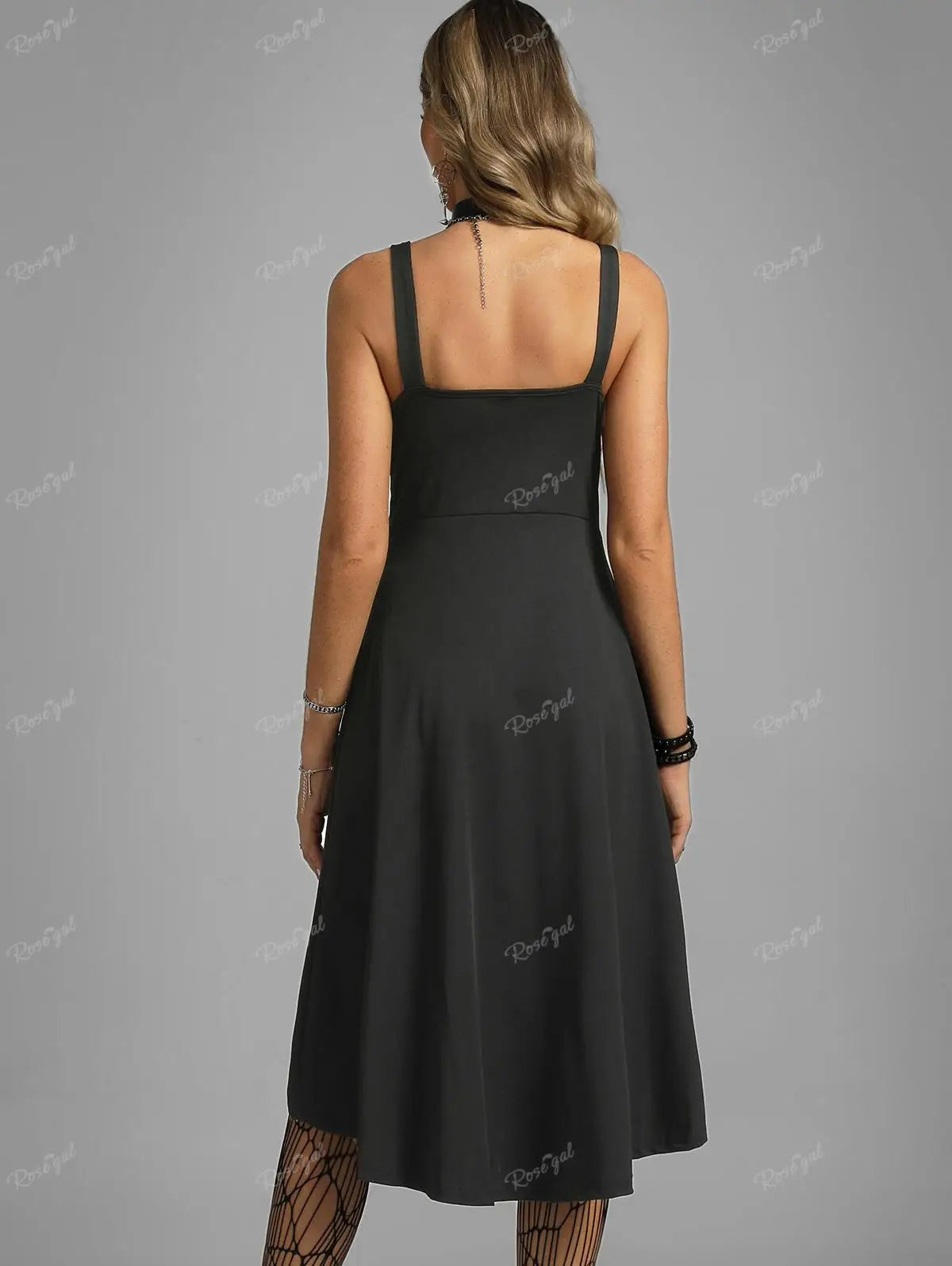 Plus Size Gothic Buckled Lace Up Midi Dress High Waist Sweetheart Neck Asymmetrical Black 01 / XL Black 01 / XXL Black 01 / M Black 01 / XL-Black 01 / XXL-Black 01 / M-Black 01 / L-Black / XXXL-Black 01 / S-Black 01 / XXXL-Black / XXL-Black / S-Black / M-Black / L-Black / XL-
