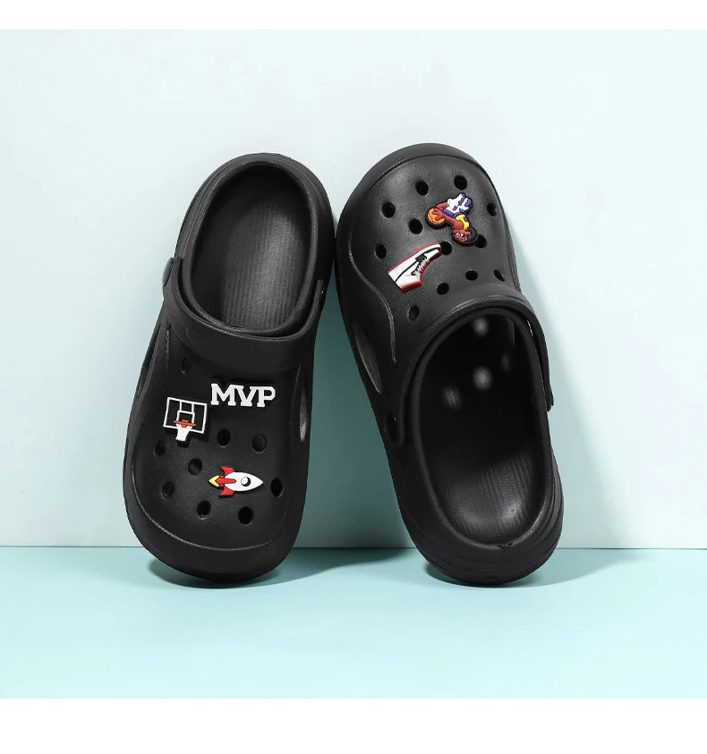 Boys summer garden shoes non-slip indoor soft soled beach sandals