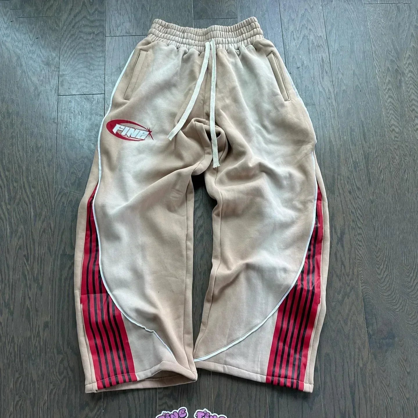 Double waist Pants New Hip Hop Men Women Jogger Drawstring Sweatpants Loose Cargo Trousers