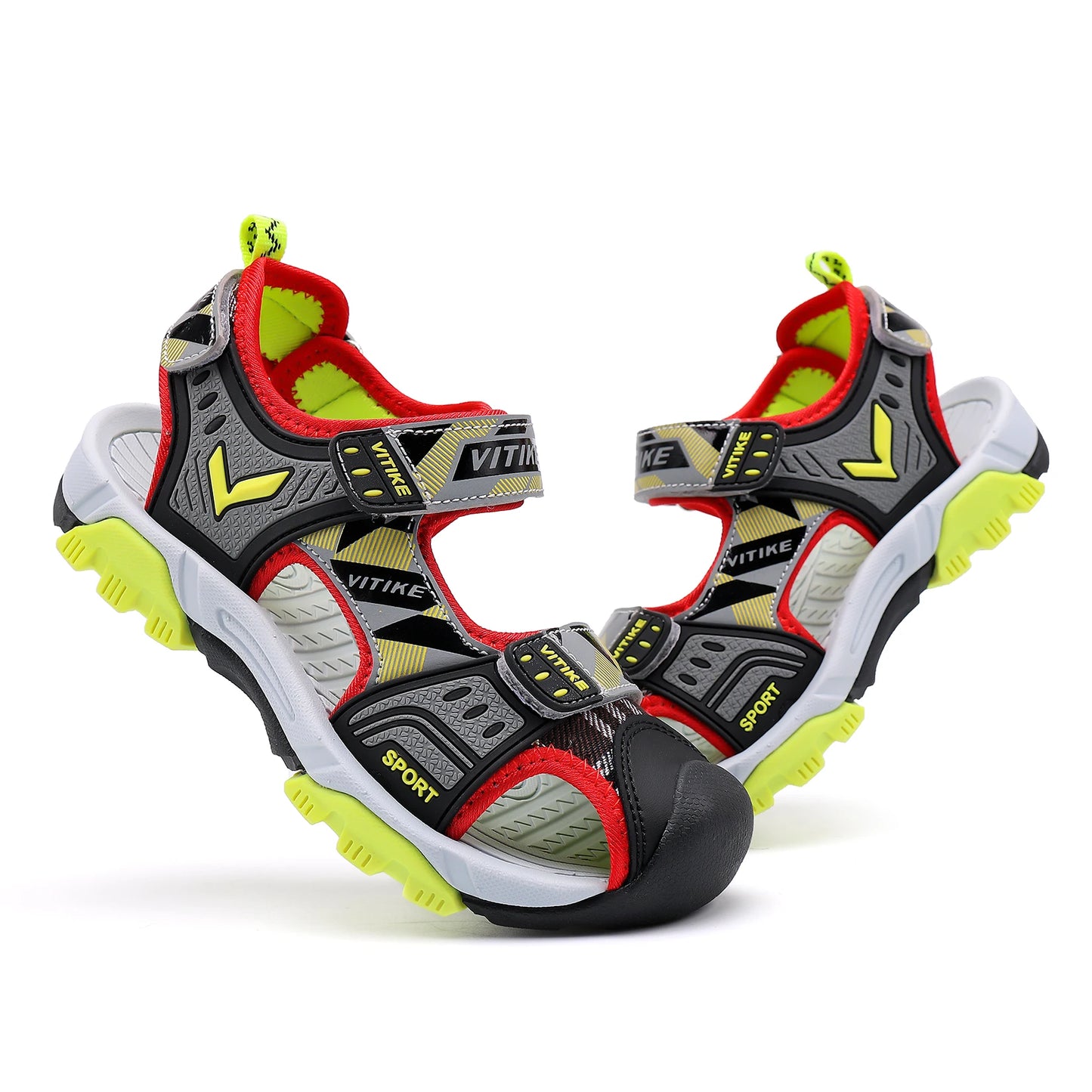 Kids Sports Sandal Outdoor Hiking Athletic Closed-Toe Beach Girls Summer Pool Shoes