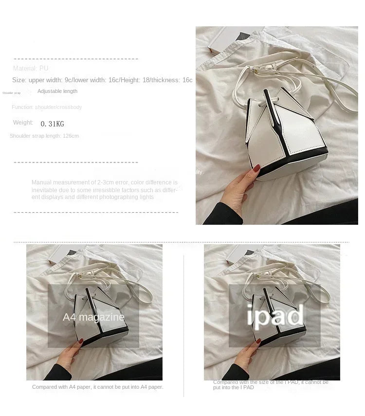 Women's Foldable Bag Multifunctional Messenger Bag Portable Bag High Quality