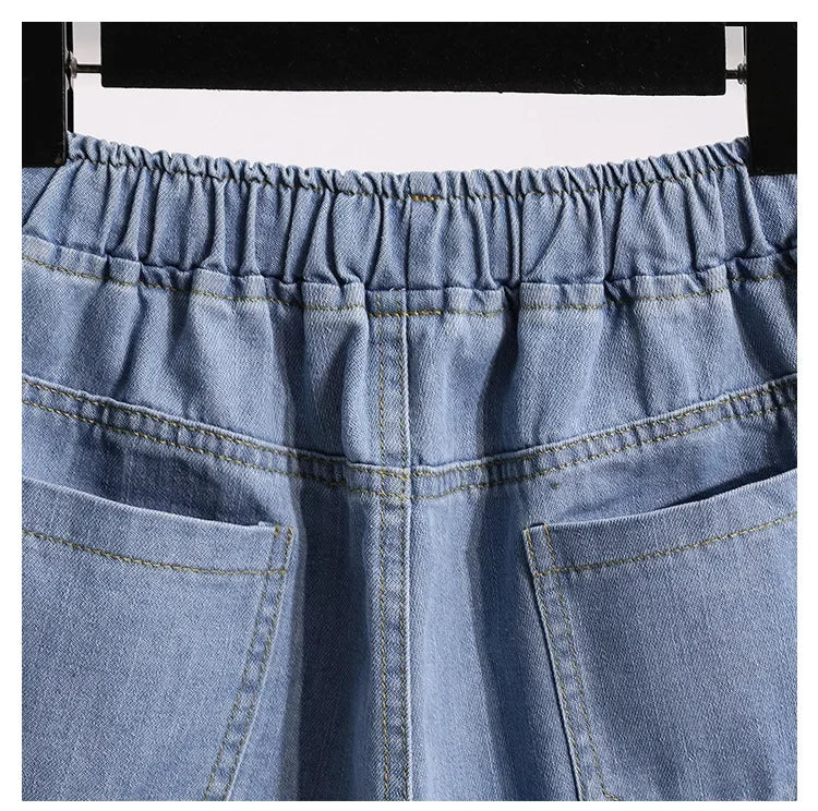 Plus Size Plus Size High Waist Wide Leg Hot Pants Women's Short Pants