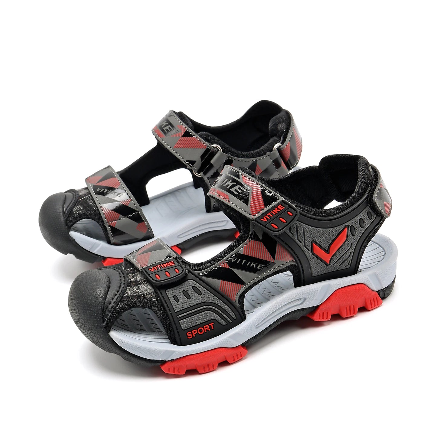 Kids Sports Sandal Outdoor Hiking Athletic Closed-Toe Beach Girls Summer Pool Shoes