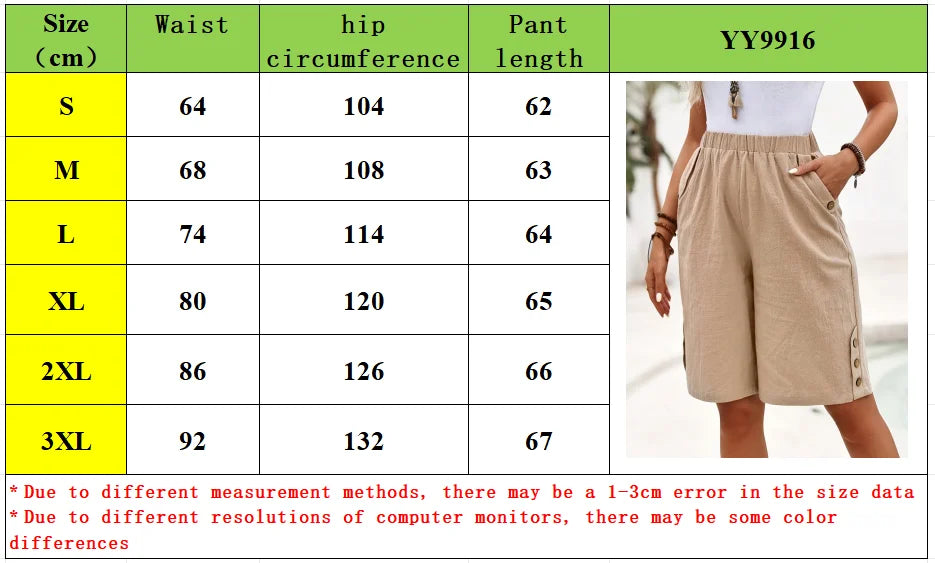 2025 new shorts, cropped pants, cross-border European and American women's clothing, solid color casual pants, straight leg pant