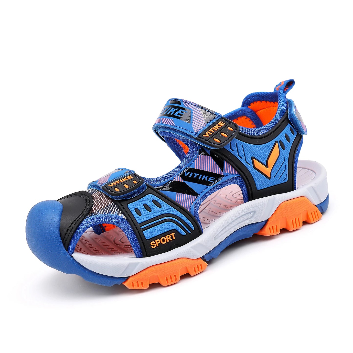 Kids Sports Sandal Outdoor Hiking Athletic Closed-Toe Beach Girls Summer Pool Shoes