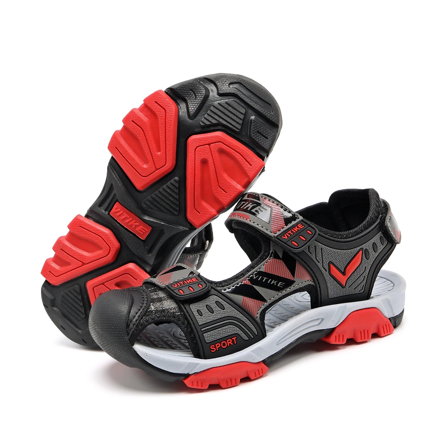 Kids Sports Sandal Outdoor Hiking Athletic Closed-Toe Beach Girls Summer Pool Shoes