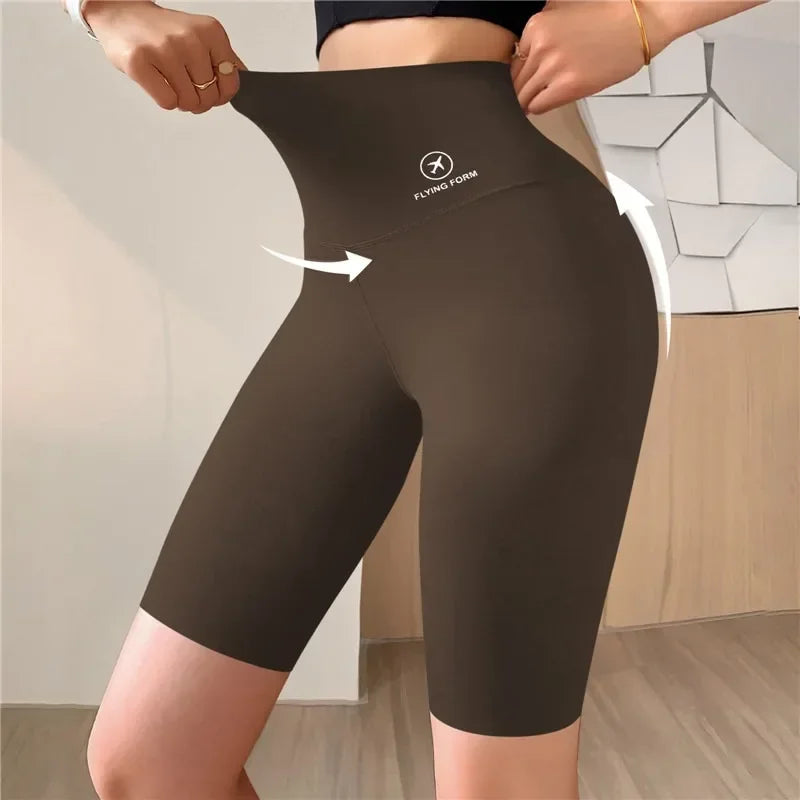 Seamless Women Sports Shorts High Waist Fitness Jogging Body Shaping Boxers Push Up Scrunch Butt Biker Slim Underwear