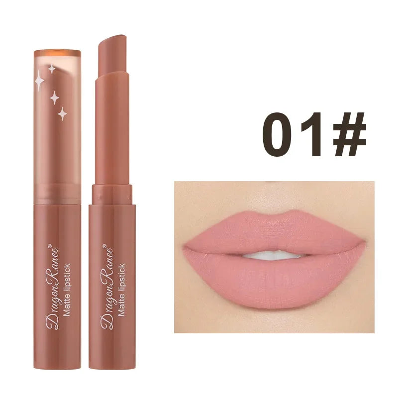 1/3pcs Nude Lipstick Crayon Long Lasting Matte Lipstick Pencil 24 Hours Waterproof Set Lip Moisturizer Colouring Lip Tint Stick