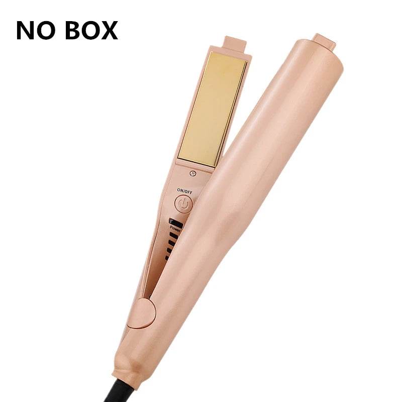 2 in 1 Hair Straightener And Curler Twist Straightening Curling Iron Professional Negative Ion Fast Heating Styling Flat Iron - Fashionqueene.com