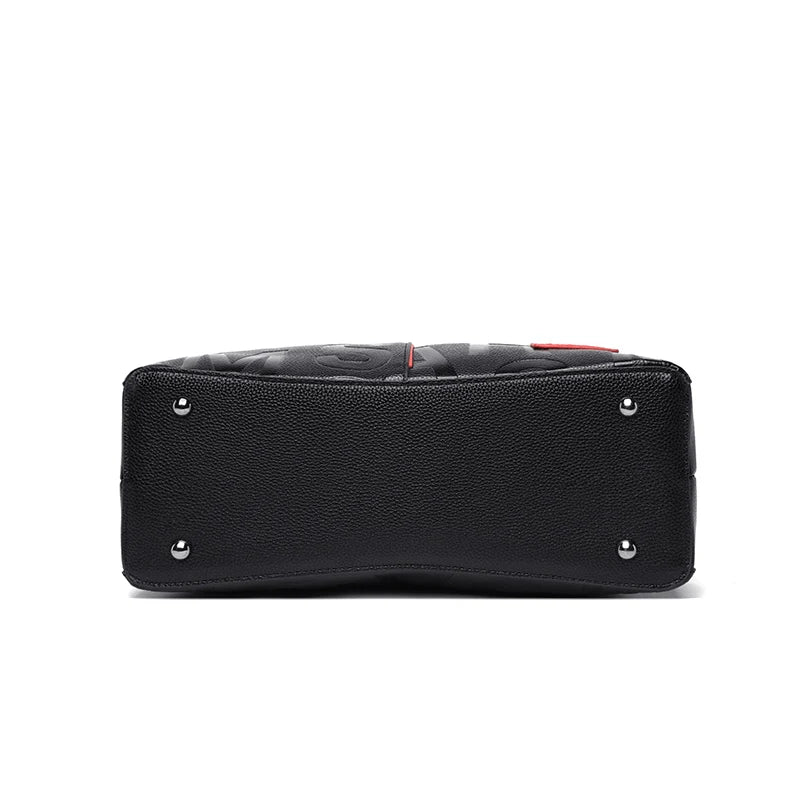 2-layer pockets Letter Printing Luxury Handbags Women Leather Bags Vintage Ladies Shoulder Crossbody Bags for Women Tote Bag