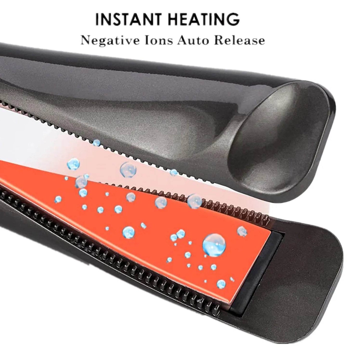 2 in 1 Hair Straightener And Curler Twist Straightening Curling Iron Professional Negative Ion Fast Heating Styling Flat Iron - Fashionqueene.com