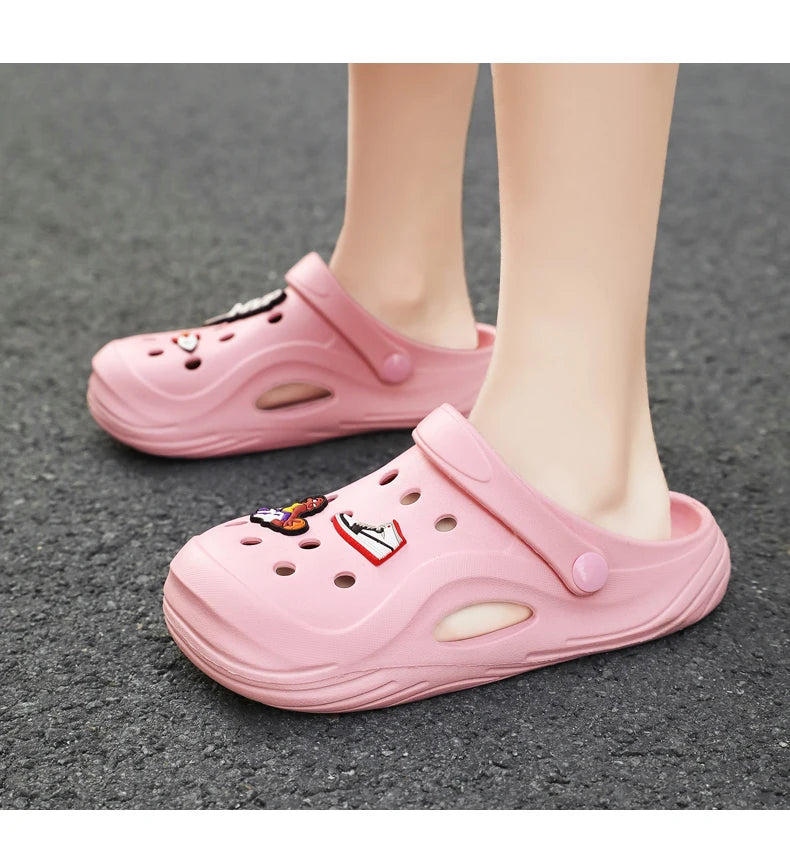 Boys summer garden shoes non-slip indoor soft soled beach sandals