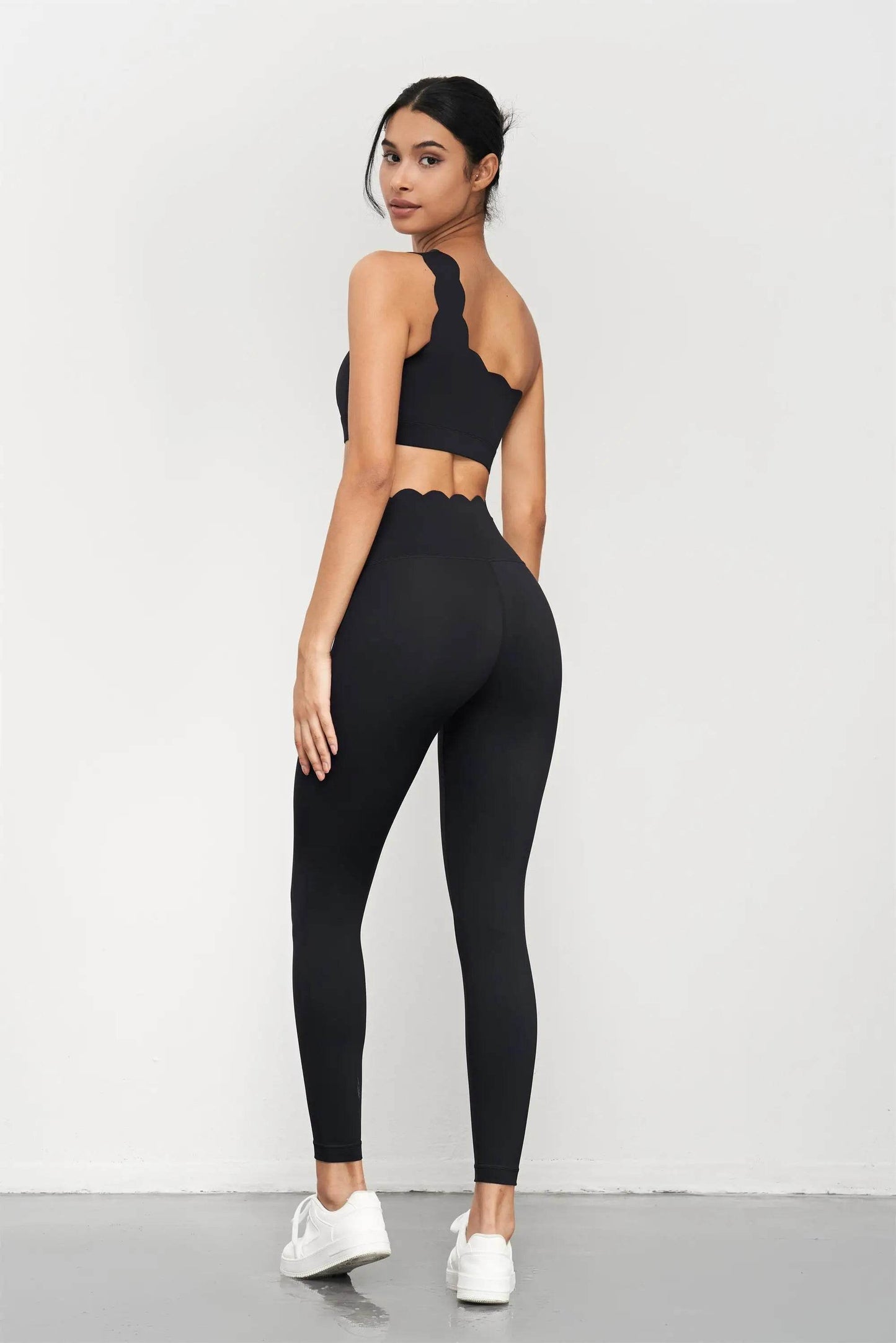1/2/3Pcs Workout Sets Womens Seamless Gym Sportswear Shock-proof Sport Bra High Waist Yoga Pants Gym Leggings Tennis Skirt - Fashionqueene.com