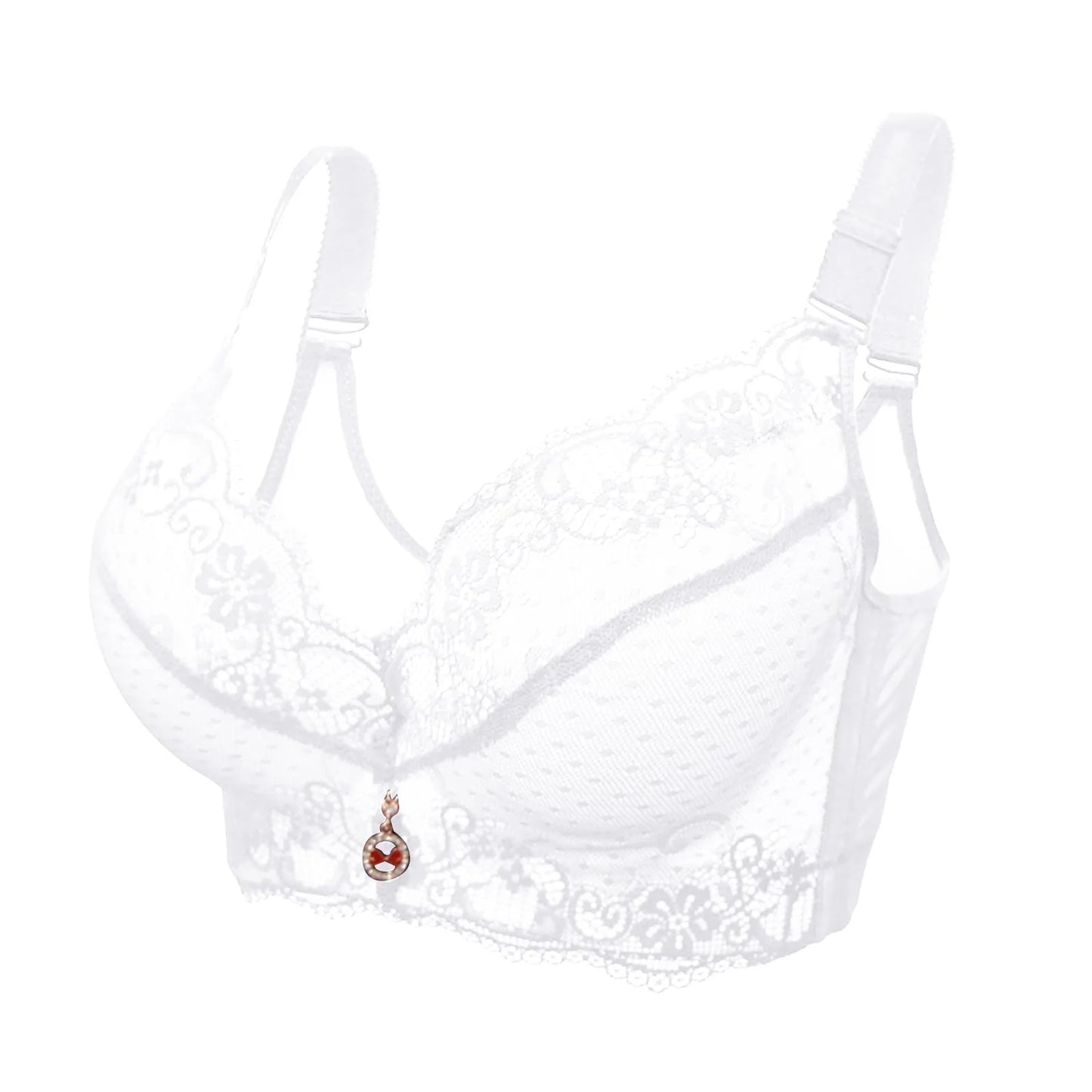 Womens Strapless Bras Padded Push Up Lace Bras