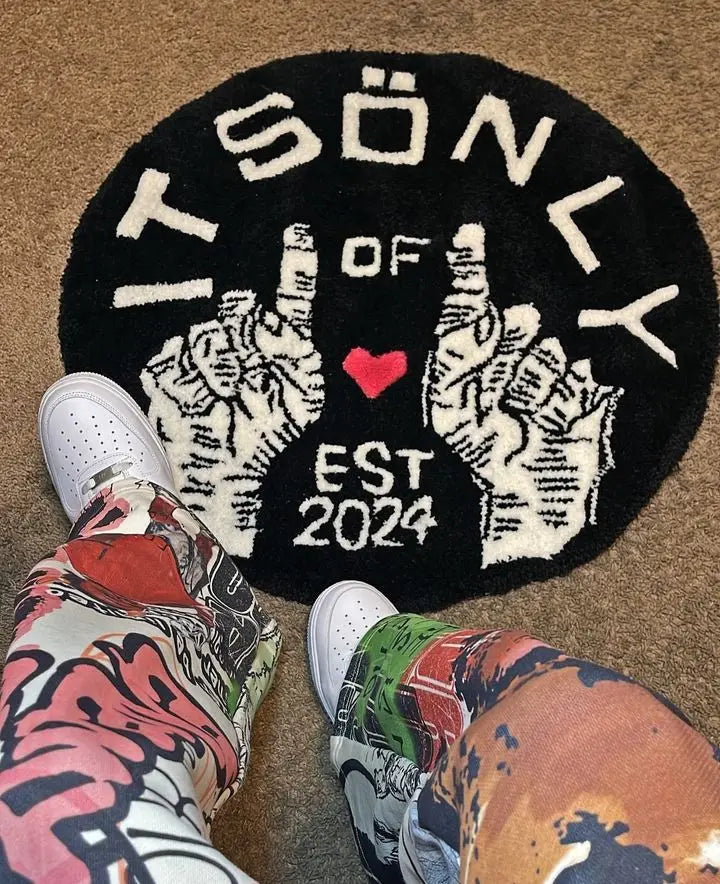 American Cartoon Graffiti Sweatpants Y2K Pants Mens Gothic Hip Hop Cartoon Baggy Elastic Waist Casual Trousers