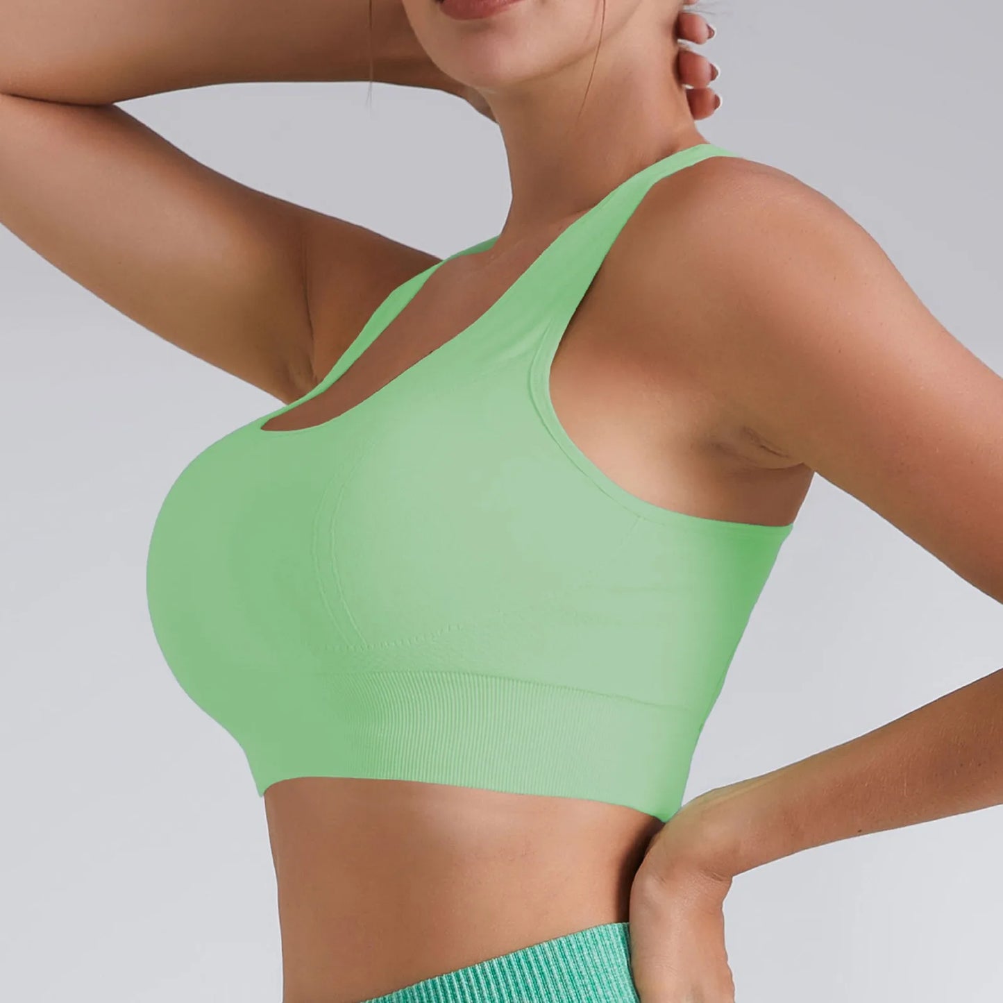 Women Sports Underwear Tight Gym Workout Crop Top Yoga Vest ShockproofSports Bra