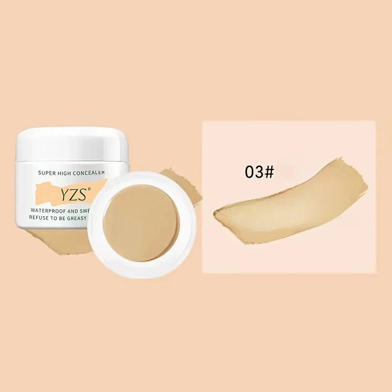 High Definition Concealer Waterproof Full Coverage Concealer For Tattoos Scars Naked beige Natural color