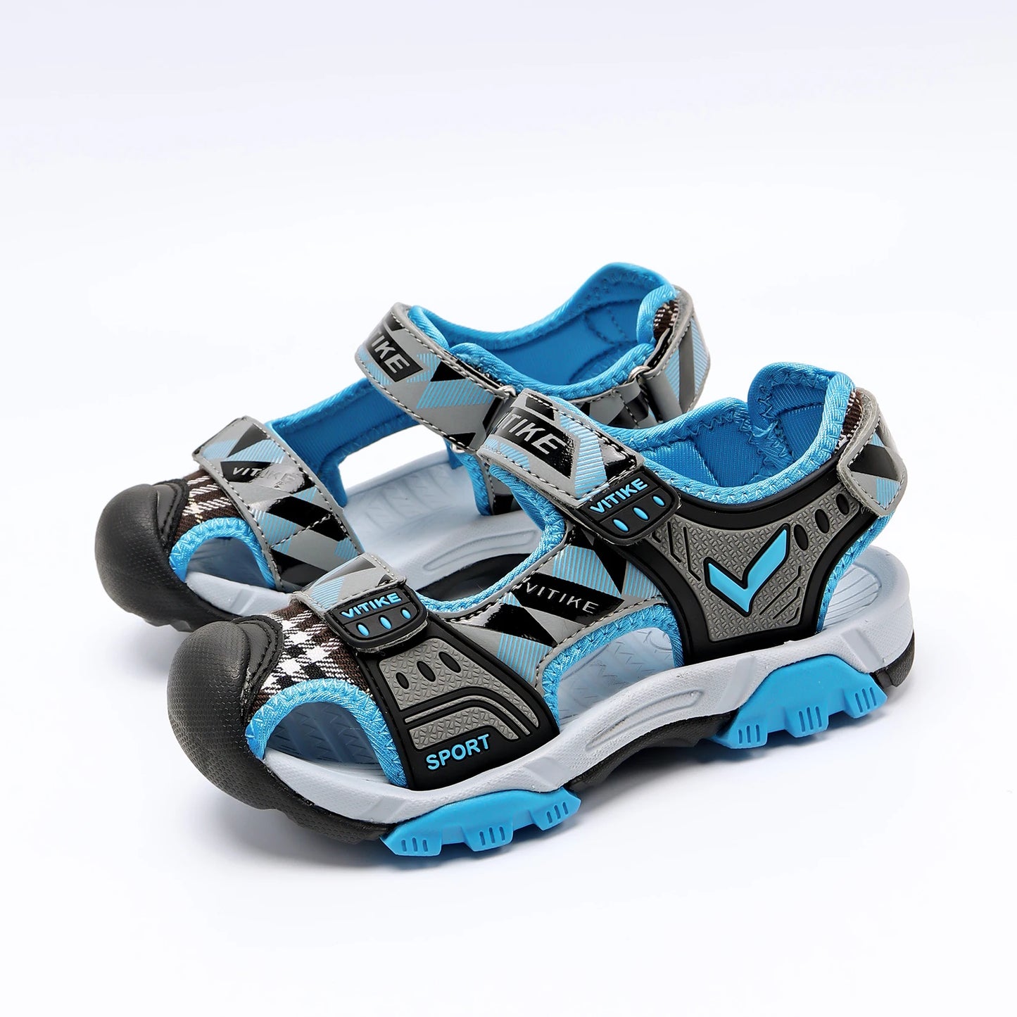 Kids Sports Sandal Outdoor Hiking Athletic Closed-Toe Beach Girls Summer Pool Shoes