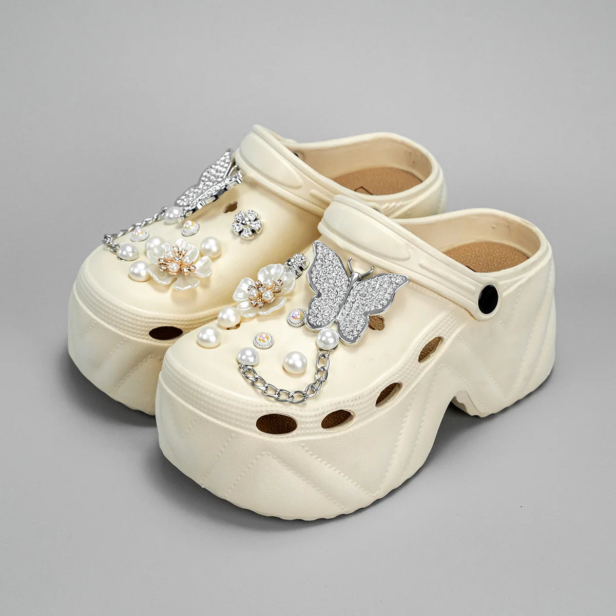 High Platform Fashion Clogs Shoes Women's Thick Bottom EVA Sandals