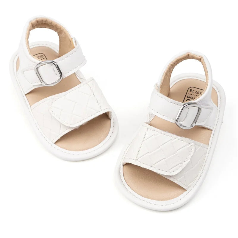 Cute Baby Girl Sandals Stylish and Comfortable PU Leather Non-slip Toddler Shoes