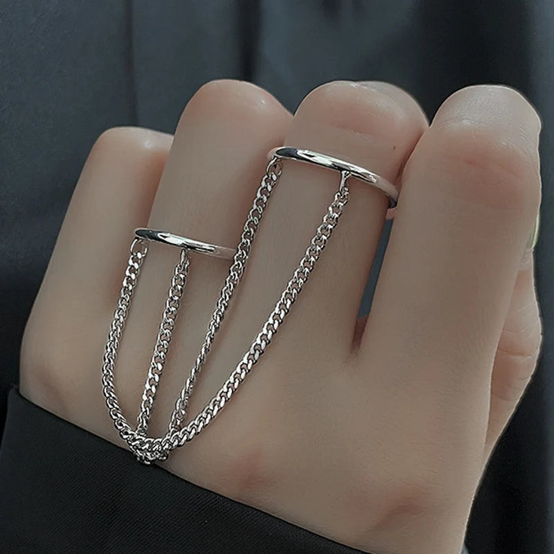 Tassel Chain Open Rings for Women Multi-layer Adjustable Finger Rings RI21Y0030 RI22Y0114 RI21Y0342 RI21Y0030-RI22Y0114-RI21Y0342-