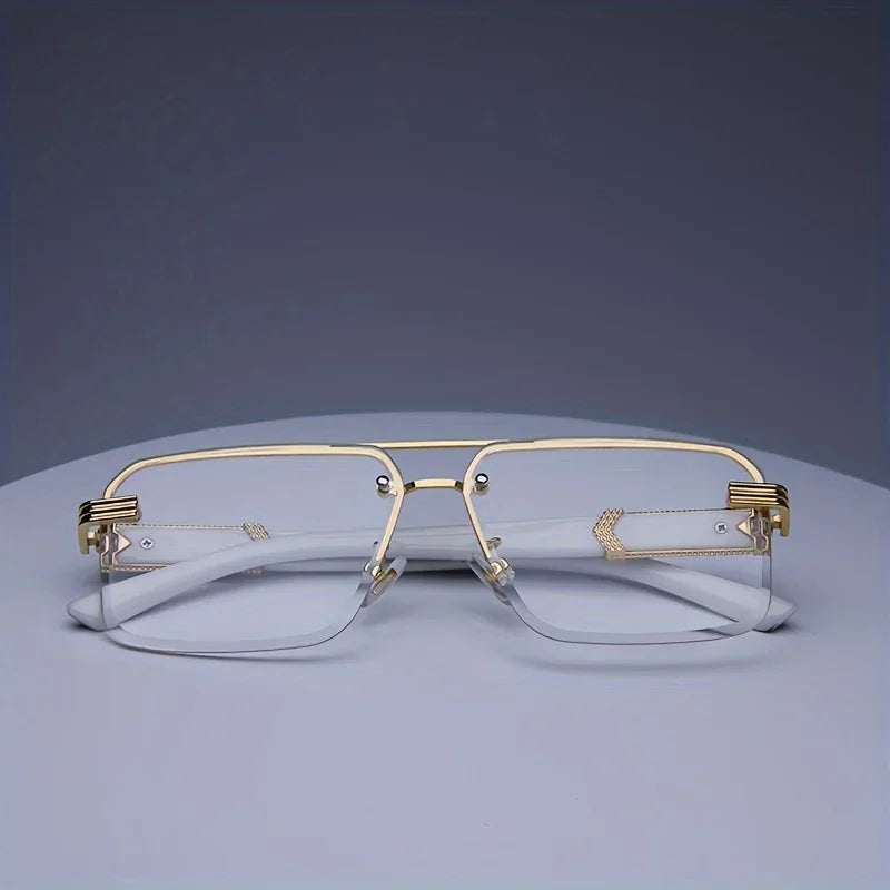 Populare Frameless Sun Glasses Male Female Classic Small Square Summer Traveling Shades