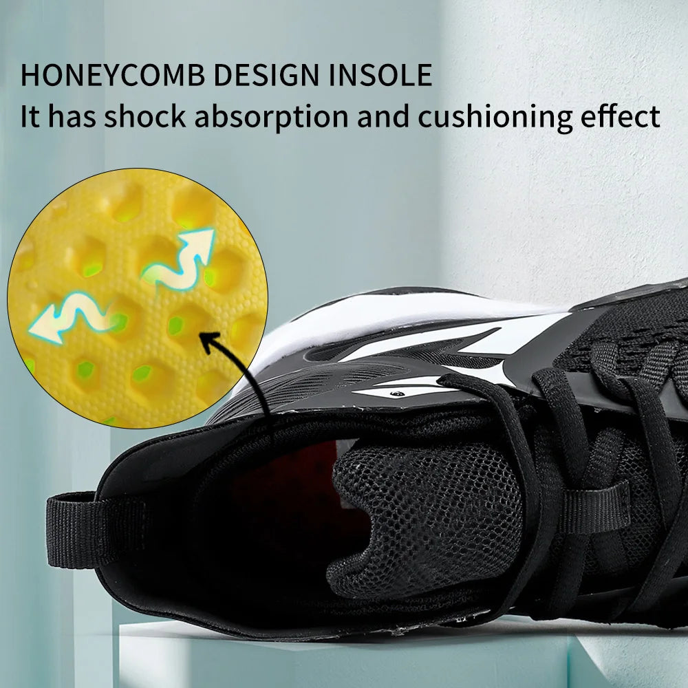 Kids Basketball Sneakers Durable Non-Slip Running Shoes