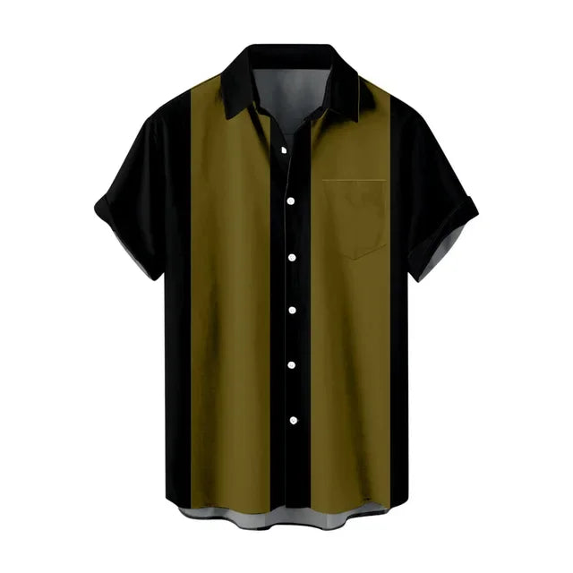 Red And Black Plaid Shirt Men Shirts Checkered Shirts Short Sleeve