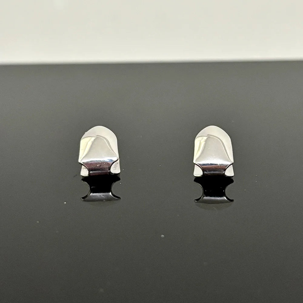 3PCS/Set Hollow Star Teeth Grillz Single Horizontal Bar Zircon Tooth Caps