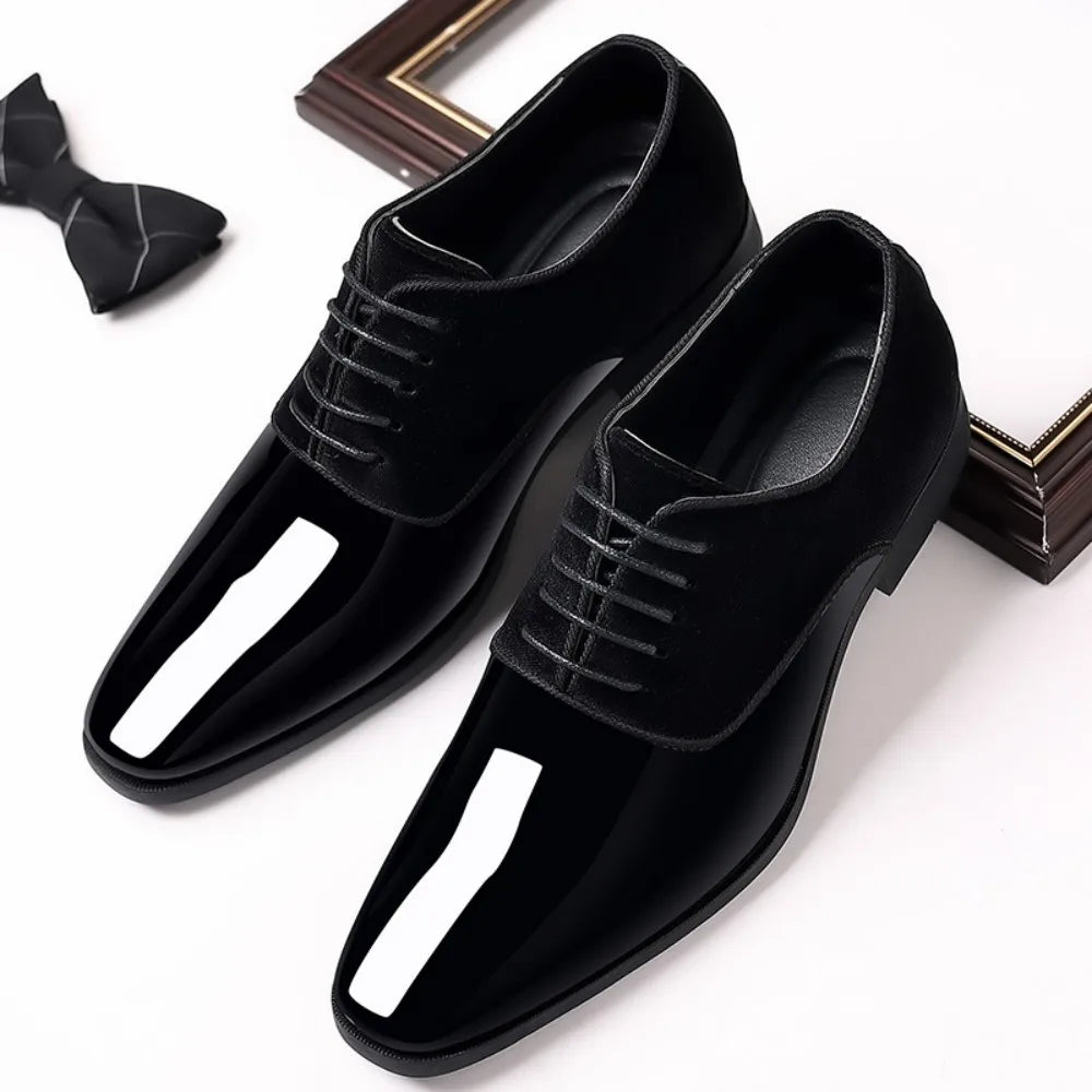 Men's Oxford Shoes Lace up Formal High Gloss Low Top Square Toe Suit Tuxedo Dress black / 6.5 / United States black / 6 / United States black / 8 / United States black / 6.5 / United States-black / 6 / United States-black / 8 / United States-black / 7 / United States-black / 9.5 / United States-black / 8.5 / United States-black / 11 / United States-black / 10 / United States-black / 13 / United States-black / 12 / United States-black / 14 / United States-