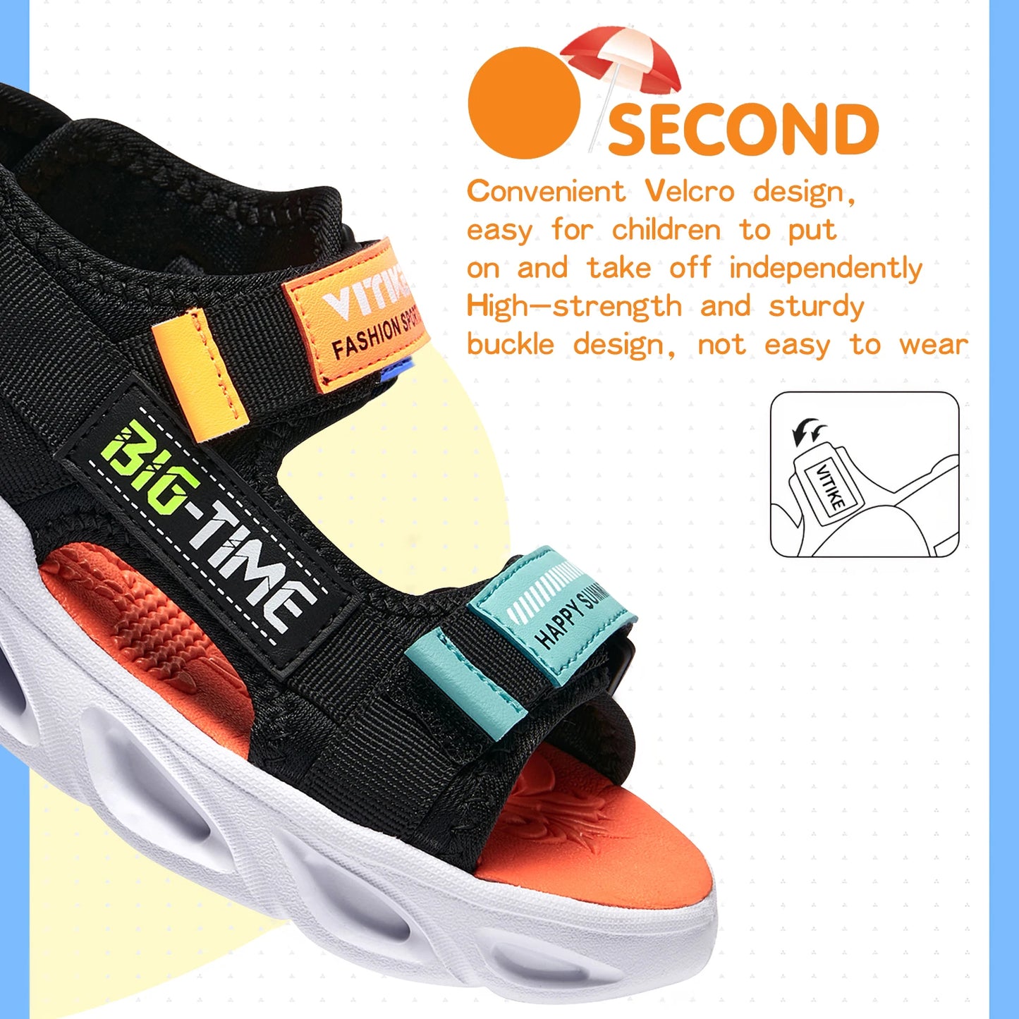 Summer Comfortable Sport Water Sandals Outdoor for Boys and Girls