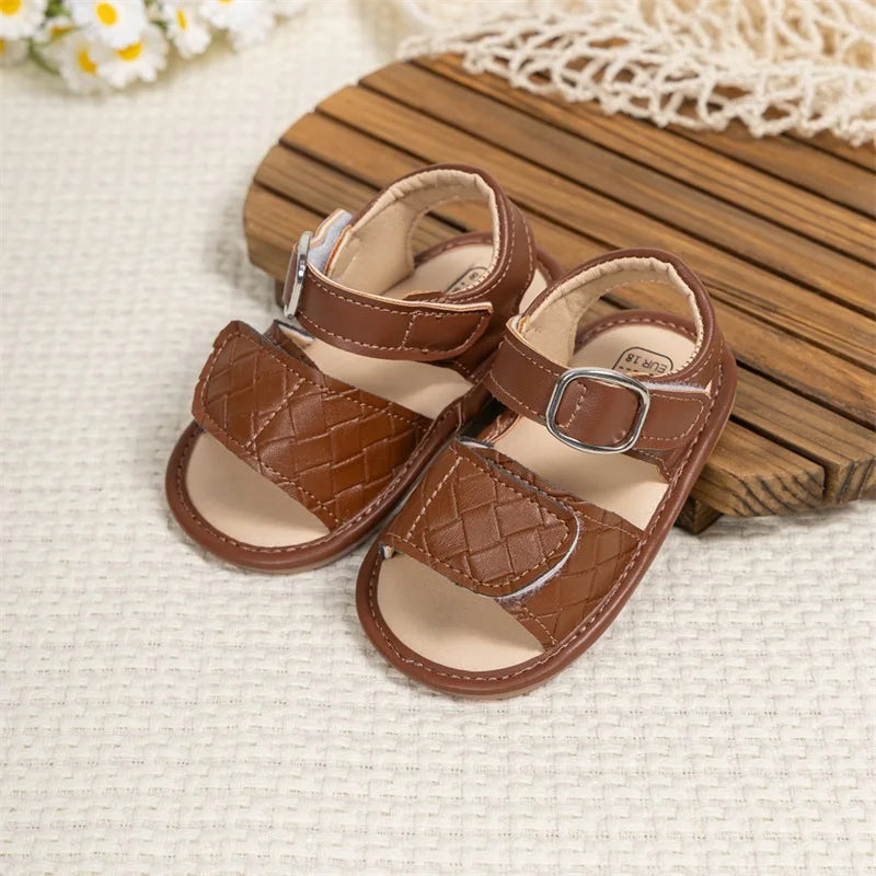Cute Baby Girl Sandals Stylish and Comfortable PU Leather Non-slip Toddler Shoes