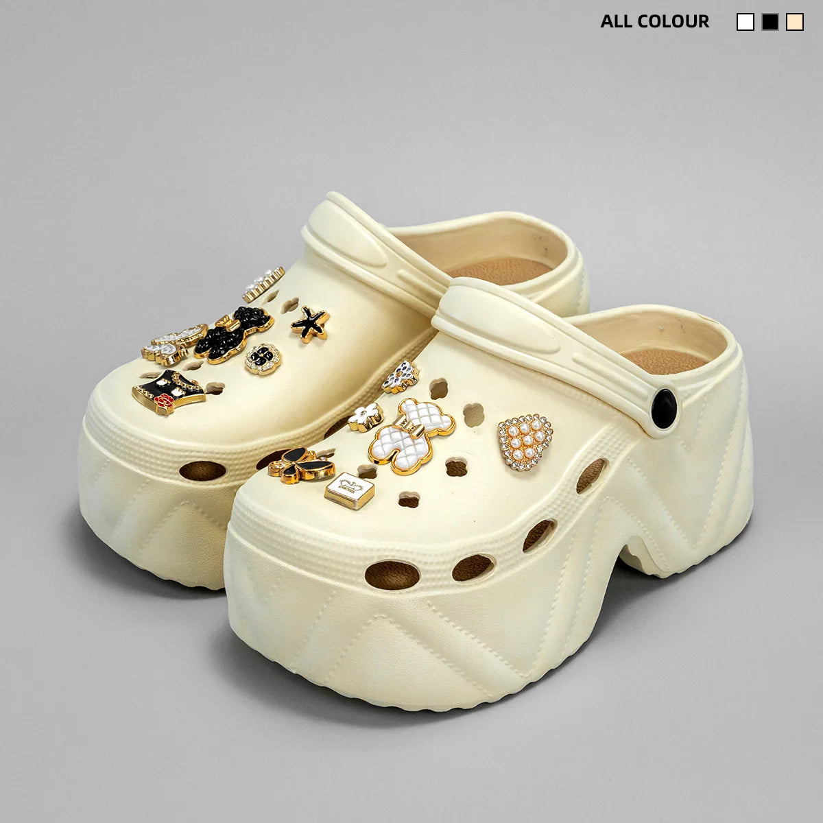 High Platform Fashion Clogs Shoes Women's Thick Bottom EVA Sandals