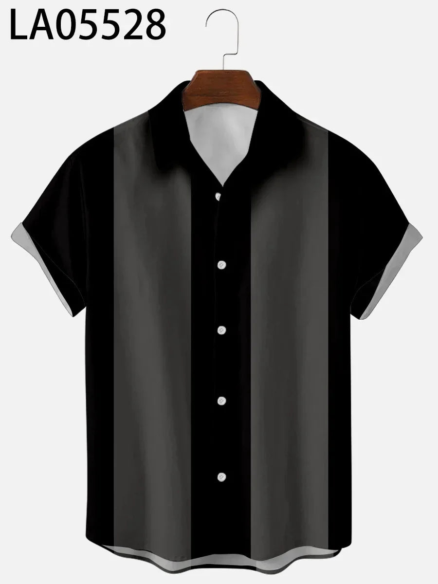 Red And Black Plaid Shirt Men Shirts Checkered Shirts Short Sleeve