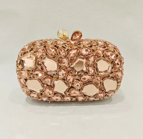 XIYUAN Big Stones Evening Purse Bags Rhinestone Wedding Gems Clutch Bag Bridal Clutches Women Diamonds